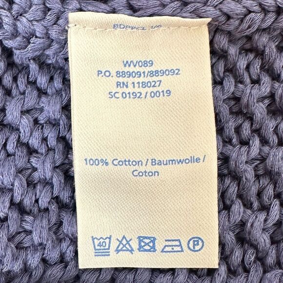 Boden Harvest Cable Knit Sweater Blue NWT Size 2 - Picture 6 of 8